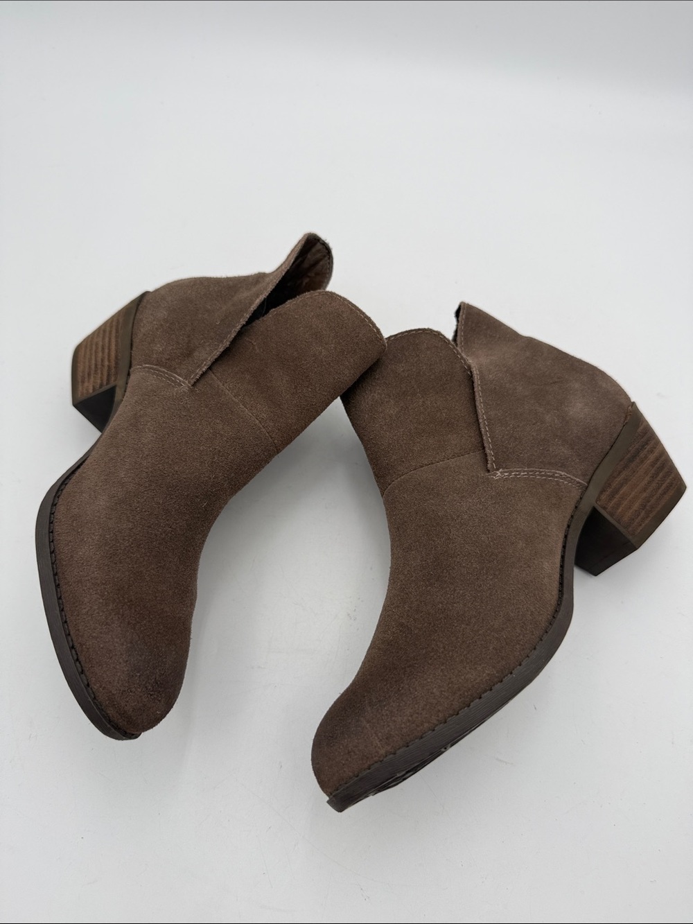 me too Purple Accent Ankle Boots women 7.5M casual festival fall Y2K retro rodeo - Picture 15 of 15